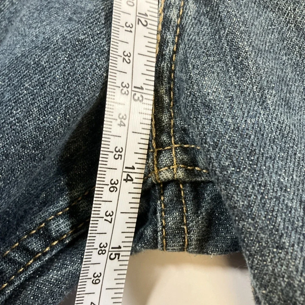 Levi's 559 Jeans Mens 46x32 Relaxed Straight Dark Wash Blue Denim Red Tab